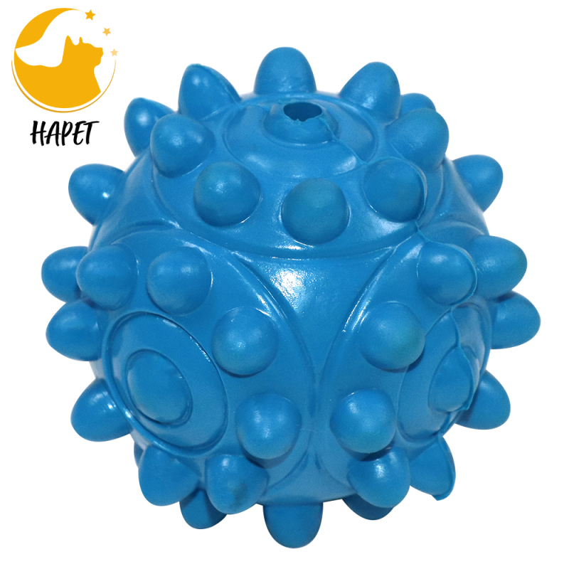 Dog Squeaky Toys for Aggressive Chewers Large Breed Balls Non-Toxic Natural Rubber