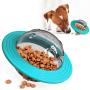 UFO Slow Feeder Interactive Dog Toy Interesting Dog Bowl Dispenser