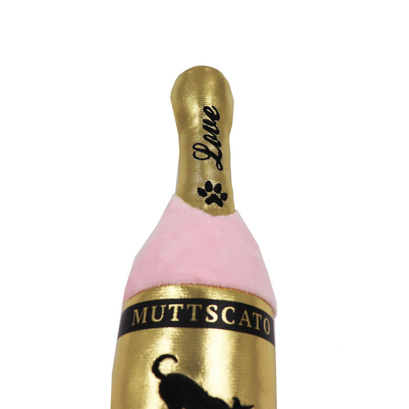 Wine bottle Interactive Dog Chew Toy Plush Squeaky Inside Soft Plush Toys