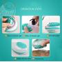 Pet Dog Bath Brush Comb SPA Massage Brush Soft Dogs Cats Shower Hair Grooming Dog Cleaning Tool Pet Cleaning Grooming