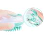 Pet Dog Bath Brush Comb SPA Massage Brush Soft Dogs Cats Shower Hair Grooming Dog Cleaning Tool Pet Cleaning Grooming
