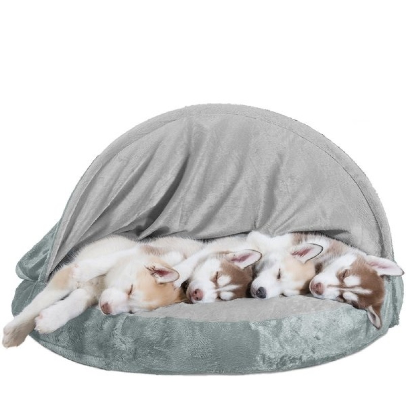 Pet Beds Luxury Snuggery Orthopedic Cat Dog Bed Warming Pet Beds with Cushion Cover Removable