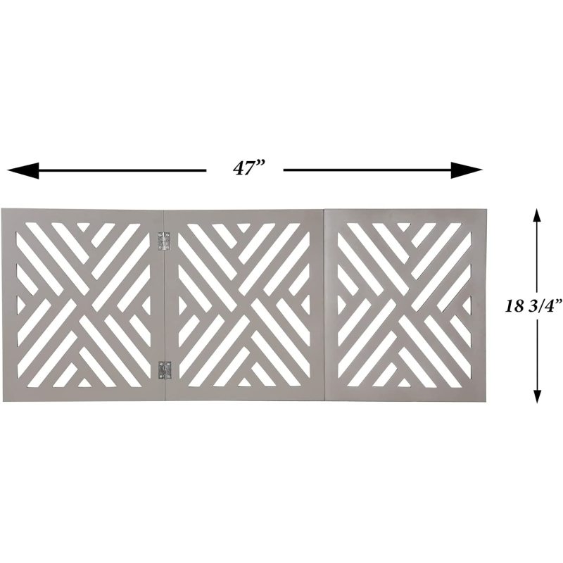 Dog Gate Freestanding Pet 4-Panel Panel for Folding Quad fold & Trifold Pet Gate for Small Dogs