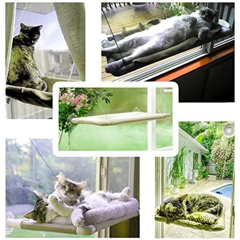 Mounted Cat Bed Hammock Hardware Space Saving Cat Seat Window