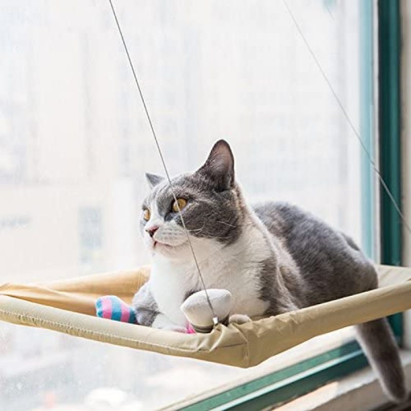 Mounted Cat Bed Hammock Hardware Space Saving Cat Seat Window