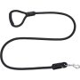 Strong Rope Premium Leather Dog Leash stainless Steel Strong Clasp