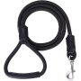 Strong Rope Premium Leather Dog Leash stainless Steel Strong Clasp