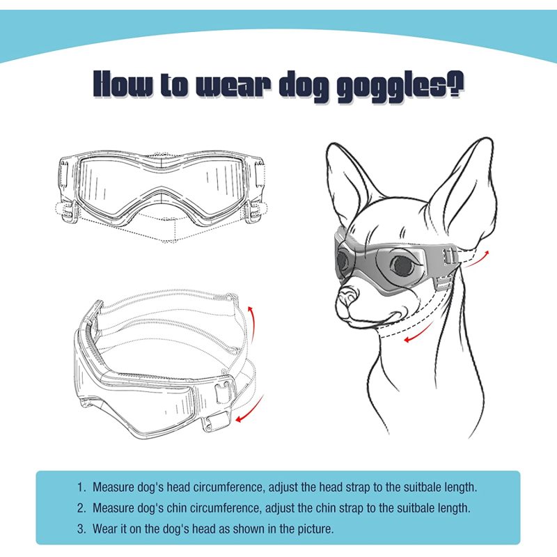 Medium Breed Dog Sunglasses UV Protection for Medium Dog