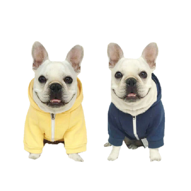 Winter Dog Hoodie Sweatshirts with Pockets Warm Dog Clothes for Small Dogs Chihuahua Coat Clothing Puppy Cat