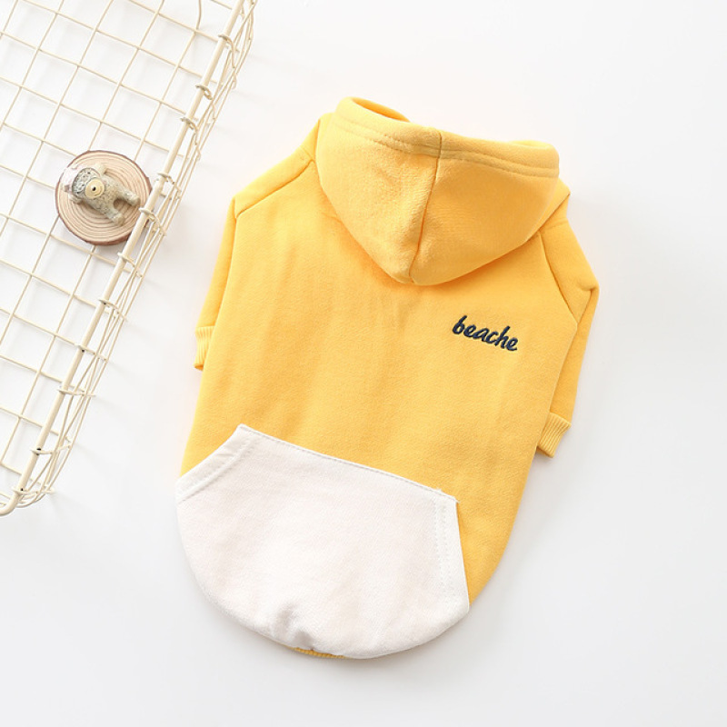Sudaderas con capucha para perros de invierno con bolsillos, ropa cálida para perros pequeños, abrigo para Chihuahua, ropa para cachorros y gatos