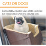 Soft Feeling With Bucket Booster For Dog Car Seat Keep Your Pets To Quiet In The Car