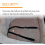 Soft Feeling With Bucket Booster For Dog Car Seat Keep Your Pets To Quiet In The Car