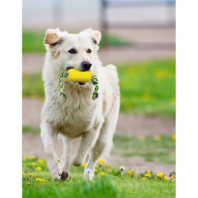 Corn Toys Dog Chew Toys Puppy Toothbrush Clean Teeth For Squeaky Interactive Dog Toys Indoor Or Outdoor Use