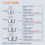 Deep Stainless Steel Anti-Slip Dog Bowls, Set of 2, Each Holds Up to 3 Cups