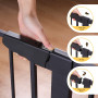 Extra Wide Easy Walk Thru Dog Gate for The House Baby Gate Auto Close Safety Pet Gates for Stairs Doorways