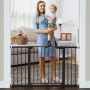 Extra Wide Easy Walk Thru Dog Gate for The House Baby Gate Auto Close Safety Pet Gates for Stairs Doorways