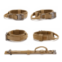 Nylon Tactical Dog Collar for Military Training with Control Handle Adjustable Pet Dog Collar