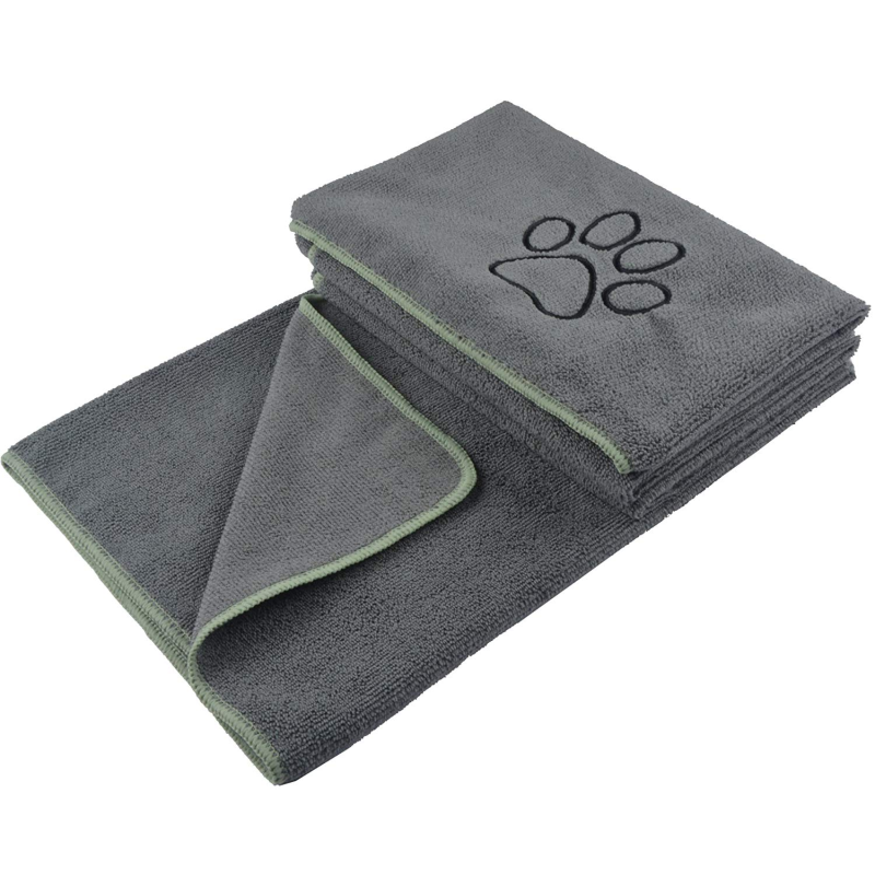 Dog Towel Super Absorbent Pet Bath Towel Microfiber Dog Drying Towel for Small, Medium, Large Dogs and Cats