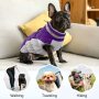 Dog Winter Jacket Cozy Reflective Waterproof Dog Coat Windproof Warm Pet Garment, Comfortable Cold Weather Fleece Apparel Outfit