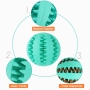 Dog Chewing Toys, Rubber Dog Toys Puppy Teething Toy, Pet Toy Ball with Cotton Rope & Rubber for Puppies and Small Dogs Cleaning
