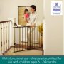 Heavy Duty Metal Construction Walk Pet Gate Hardware Mount For Stairs