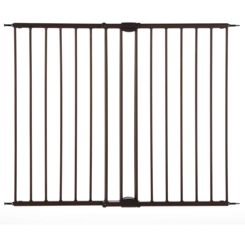 Heavy Duty Metal Construction Walk Pet Gate Hardware Mount For Stairs