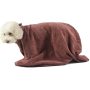 Towelling Dog Bag with Microfiber,Fast Drying Blanket for Shower,Quickly Removes Water Mud and Dirt-Extra Absorbent Towel