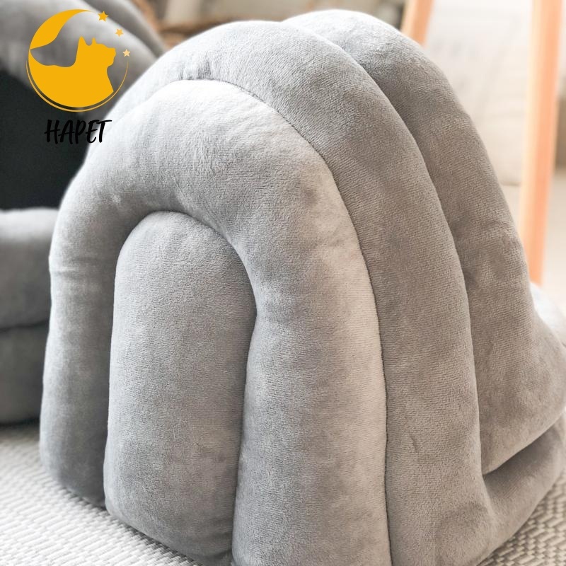 Cat Sleeping Bag House Self Warming Cat Bed for Indoor Cute Soft Fluffy Pet Bed Mat Washable Kitten Bed for Puppy Small Dog Cat