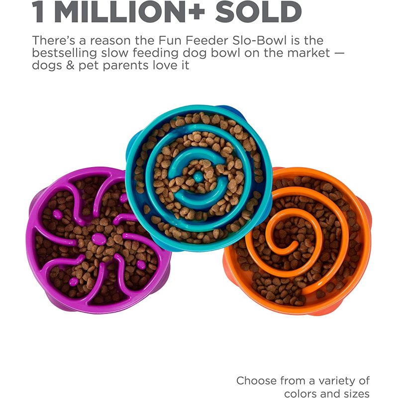 Slow Feeder Dog Bowl Protect choked For pet