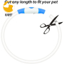 Adjustable Light up Dog Collars Rechargeable LED Dog Collar The Dark Lighted Pet Collars
