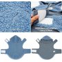 Dog Hoodie Sherpa Reversible Vest for Dogs Waterproof Windproof Cozy Warm Winter Clothes Cold Weather Coats Sweatshirt with Pock