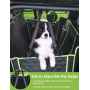 4-in-1 Dog Car Seat Cover 100% Waterproof Nonslip Pets Dog Back Seat Cover Protector for Cars Trucks SUVs