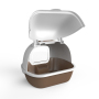 High Quality cat litter box toilet With Window And LOGO Printed Manufacture cat litter box