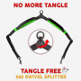 Leash Large Dogs Hands Free No Pull Dog Leashes for Running Hiking Training