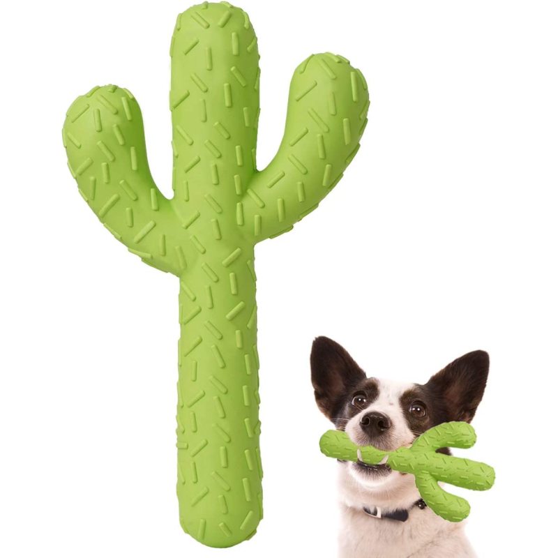 Dog Chew Rubber Strawberry Toys for Breed, Indestructible Tough Durable Toys for Aggressive Chewers, Puppy Teething Chew Teeth