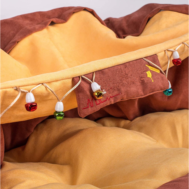 Cushion and Hammock Cat Cave Tunnel Bed For Pet