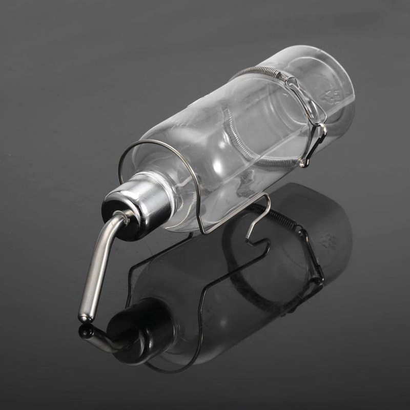 Water Feeder Pet Hanging Water Feeding Bottle No Drip Dispenser