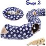 Playground Toys Plush Cat Tunnel Donut with Washable Cushion For Small Pets
