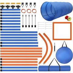 Dog Agility training Obstacle Agility Training Kit for Dog Pet Outdoor Games