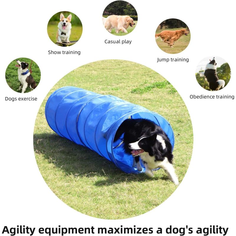 Dog Agility training Obstacle Agility Training Kit for Dog Pet Outdoor Games