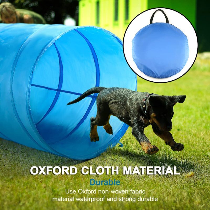 Dog Agility training Obstacle Agility Training Kit for Dog Pet Outdoor Games