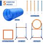 Dog Agility training Obstacle Agility Training Kit for Dog Pet Outdoor Games