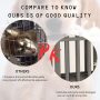 Heavy Duty Dog Crate Large Dog Cage Metal Dog Kennels and Crates for Large Dogs Indoor Outdoor with Double Doors, Locks, Lockabl