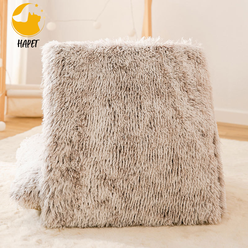 Warming Kitten Bed Winter Cat Cave Cozy Burrow Soft Plush Cat Dome Triangle Nest for Indoor Cats