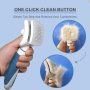 Self Cleaning Slicker Brush Cat and Dog Brush for Safe Shedding and Grooming