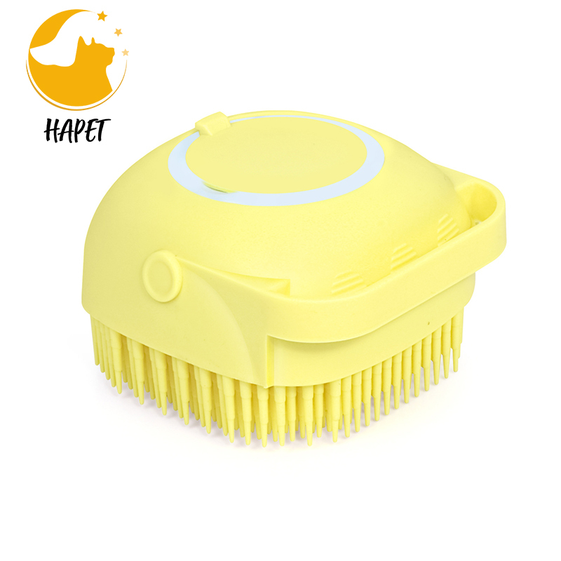 Pet Bath brush set Scrubbing brush silicone massage creative can fill liquid 80ml shower ball brush