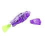Swimming Robot Fish Toy for Cat and Dog with LED Light, Interactive Cat Dog Toys 4PCS Random Color