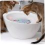 Swimming Robot Fish Toy for Cat and Dog with LED Light, Interactive Cat Dog Toys 4PCS Random Color