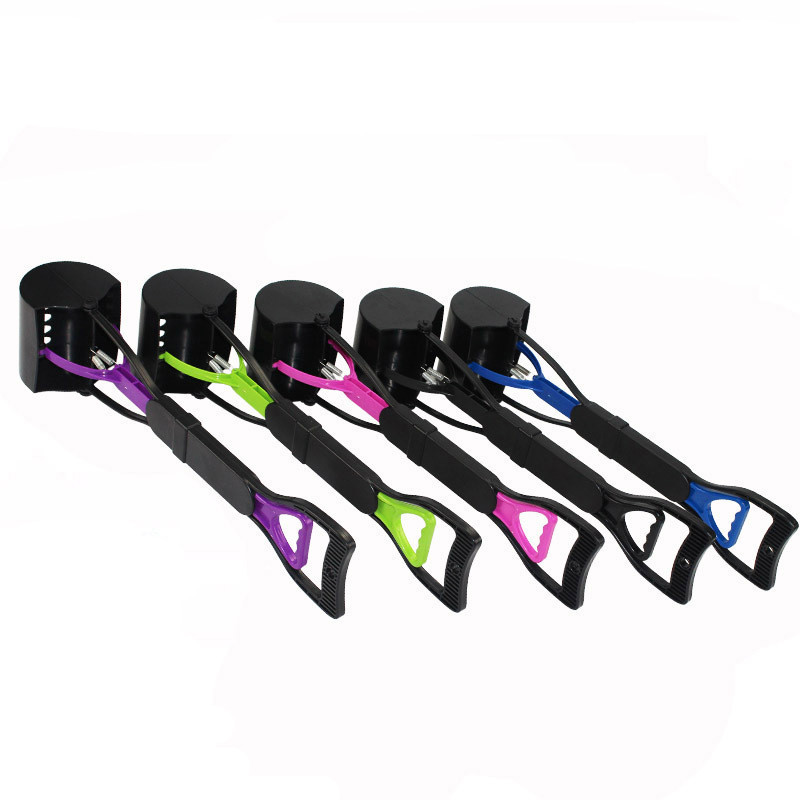 Long Handle Pick Up Toilet Poop Poo Holder Pooper Pet Cat Dog Scooper Foldable handle dog poop scooper