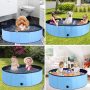 Foldable Dog Pool Portable Pet BathTub Large Indoor & Outdoor Collapsible Bathing Tub for Dogs and Cats